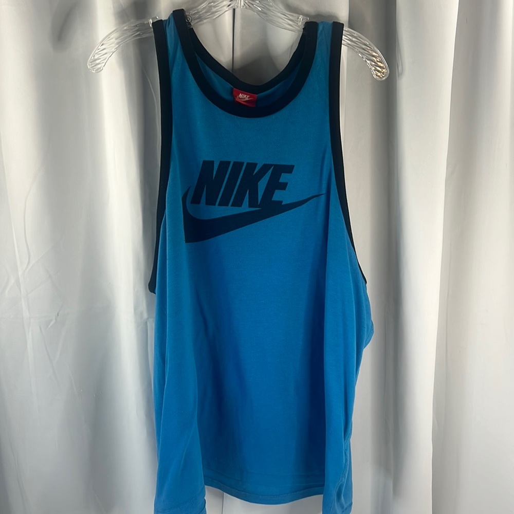 Nike Men's Blue Ace Logo Tank Top size XXL